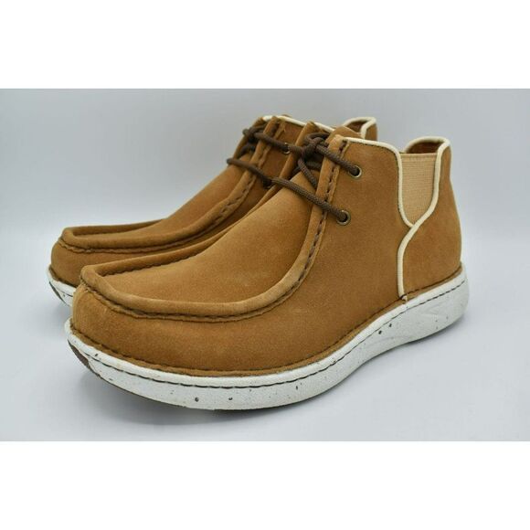 Justin Men Size 11 Hi-Call Moc Toe Water Repellent Suede Buckskin Chukka Boots main image 7